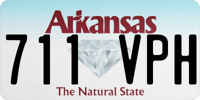 AR license plate 711VPH