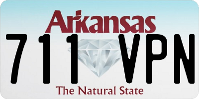 AR license plate 711VPN