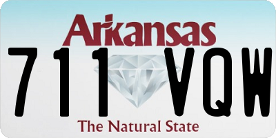 AR license plate 711VQW
