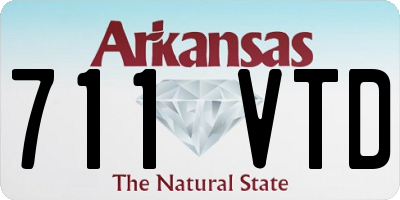 AR license plate 711VTD