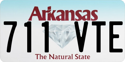 AR license plate 711VTE