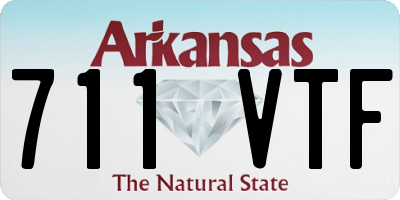 AR license plate 711VTF
