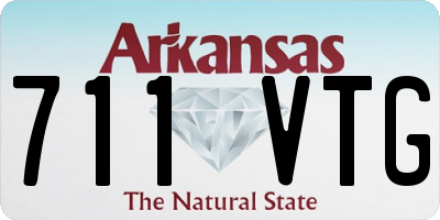 AR license plate 711VTG