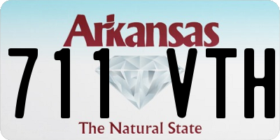 AR license plate 711VTH