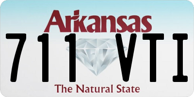 AR license plate 711VTI