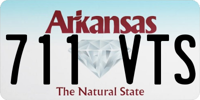 AR license plate 711VTS