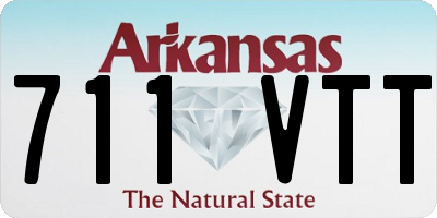 AR license plate 711VTT