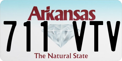 AR license plate 711VTV