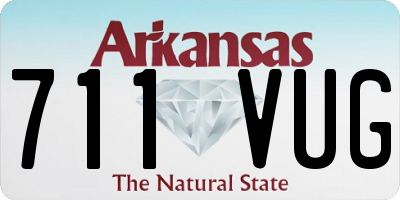 AR license plate 711VUG