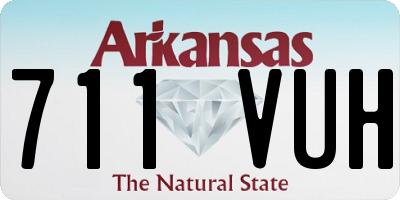 AR license plate 711VUH