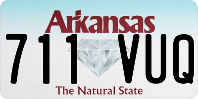 AR license plate 711VUQ