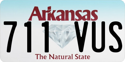 AR license plate 711VUS