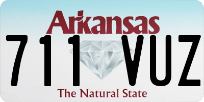 AR license plate 711VUZ