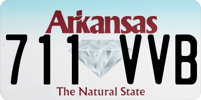 AR license plate 711VVB