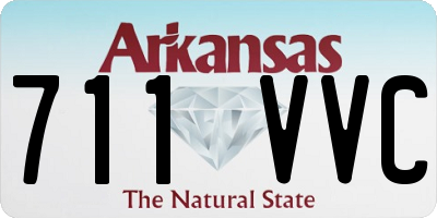 AR license plate 711VVC