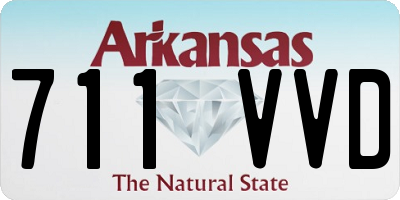 AR license plate 711VVD