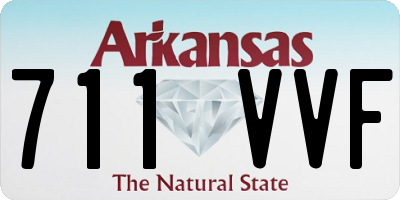 AR license plate 711VVF