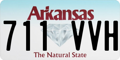 AR license plate 711VVH