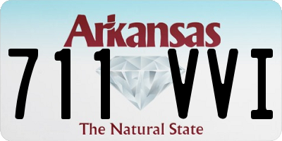 AR license plate 711VVI