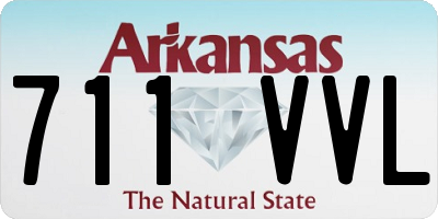 AR license plate 711VVL