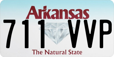 AR license plate 711VVP