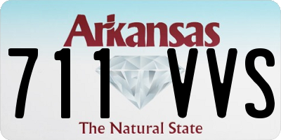 AR license plate 711VVS