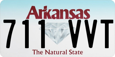 AR license plate 711VVT