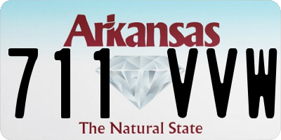 AR license plate 711VVW