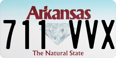 AR license plate 711VVX