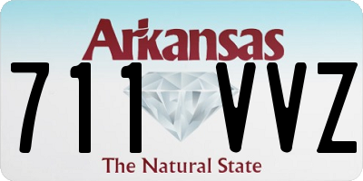 AR license plate 711VVZ