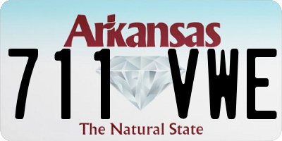 AR license plate 711VWE