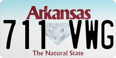 AR license plate 711VWG