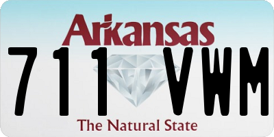 AR license plate 711VWM