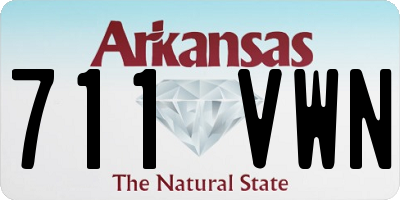 AR license plate 711VWN