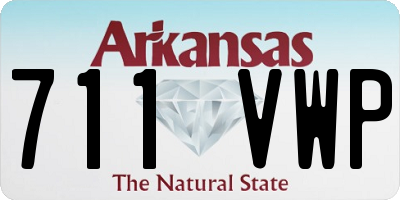 AR license plate 711VWP