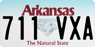 AR license plate 711VXA