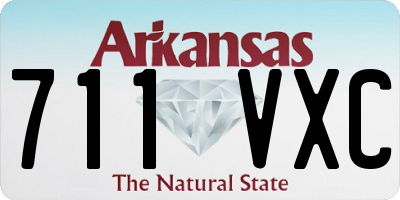 AR license plate 711VXC