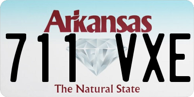 AR license plate 711VXE