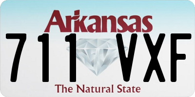 AR license plate 711VXF