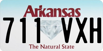 AR license plate 711VXH
