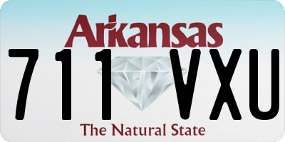 AR license plate 711VXU