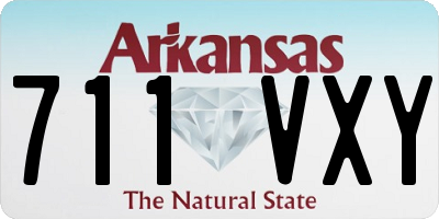 AR license plate 711VXY