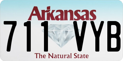 AR license plate 711VYB