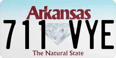 AR license plate 711VYE