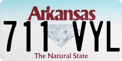 AR license plate 711VYL