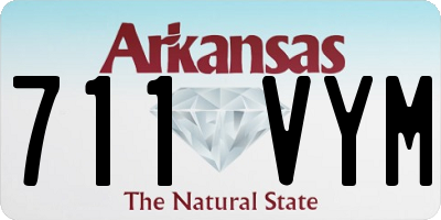 AR license plate 711VYM