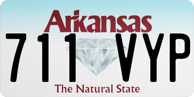 AR license plate 711VYP
