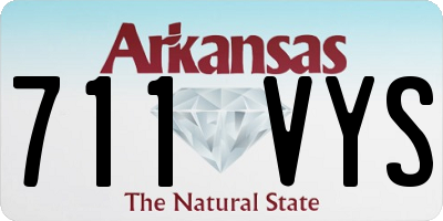 AR license plate 711VYS
