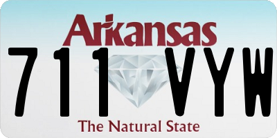AR license plate 711VYW