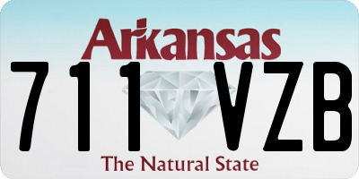 AR license plate 711VZB